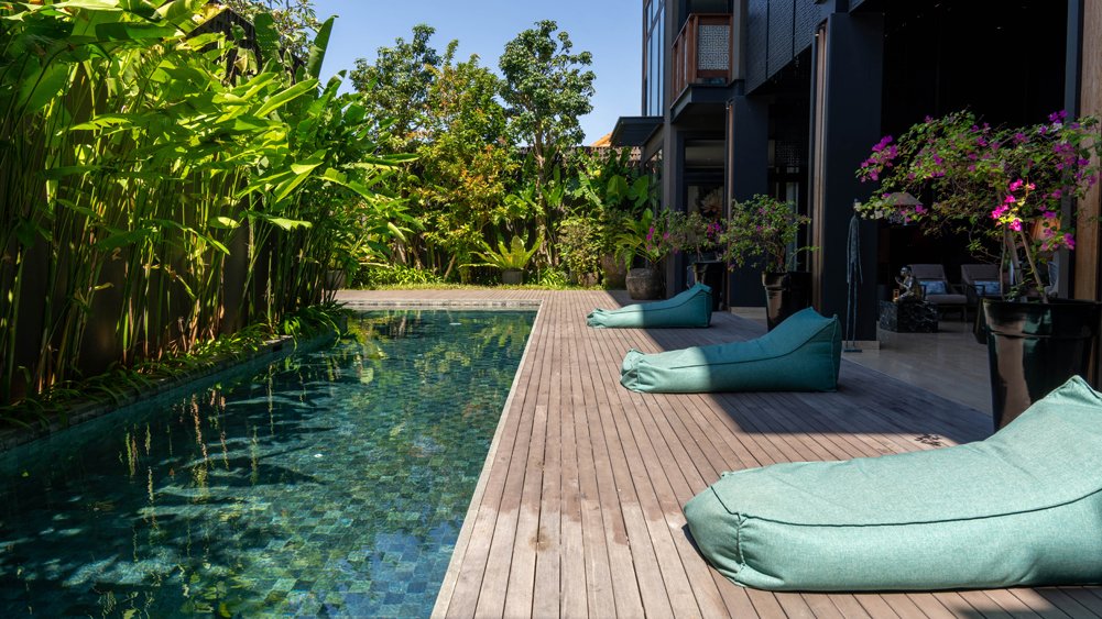 Elite Havens - Villa Moonstone -Private 8-Bedroom Modern Luxury Villa  -  Bali Indonesia - Quiet pool area